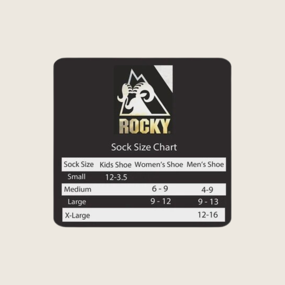 Rocky Boot Midweight Merino Wool Blend Boot Sock - Image 2