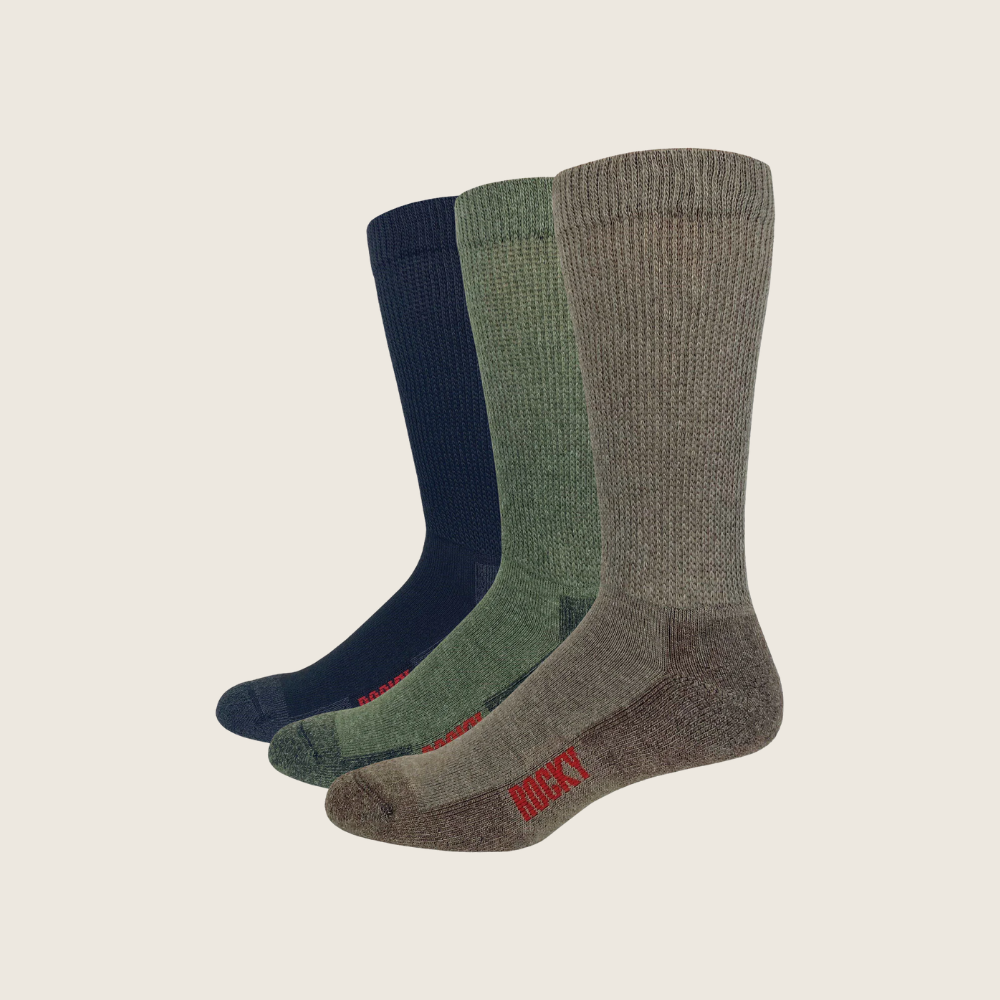 Rocky Boot Non-Binding Midweight Merino Wool Blend/L Boot Sock - Image 1