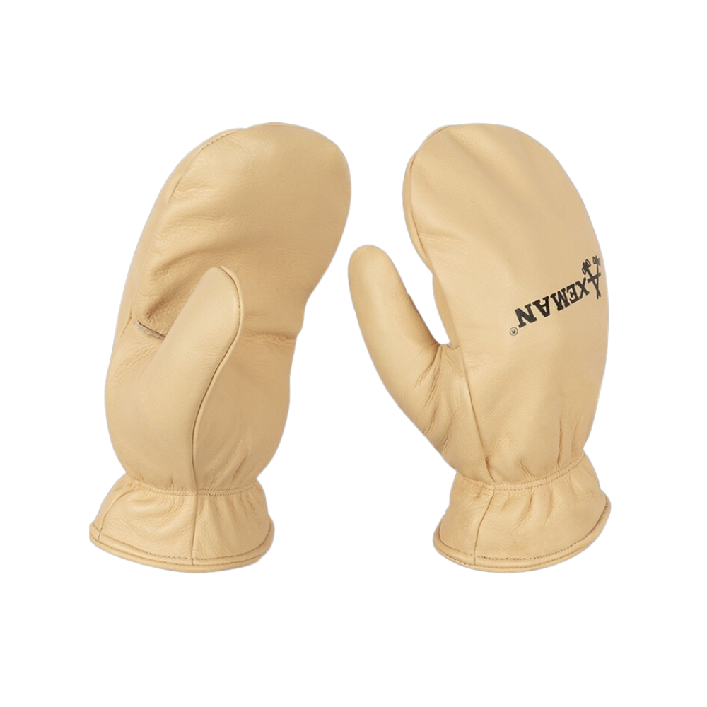 Axeman Insulated Cowhide Mitten - Image 1