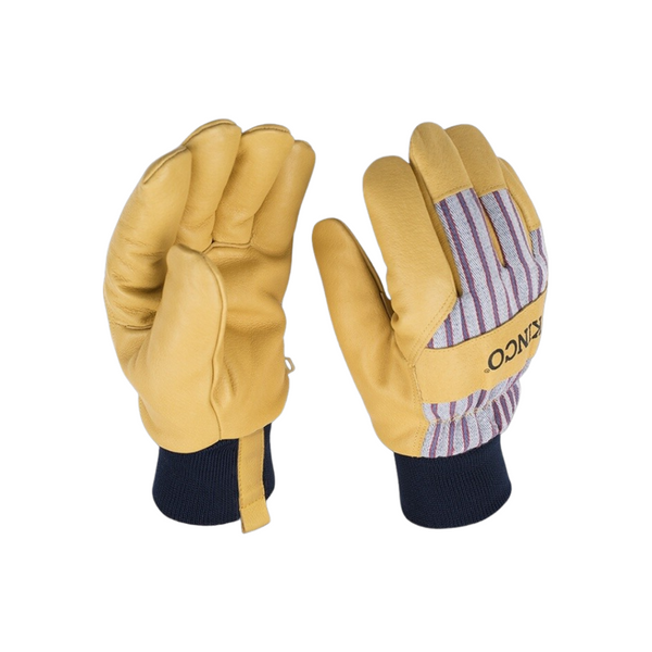 Kinco Insulated Premium Pigskin Knit Wrist Glove - Image 1