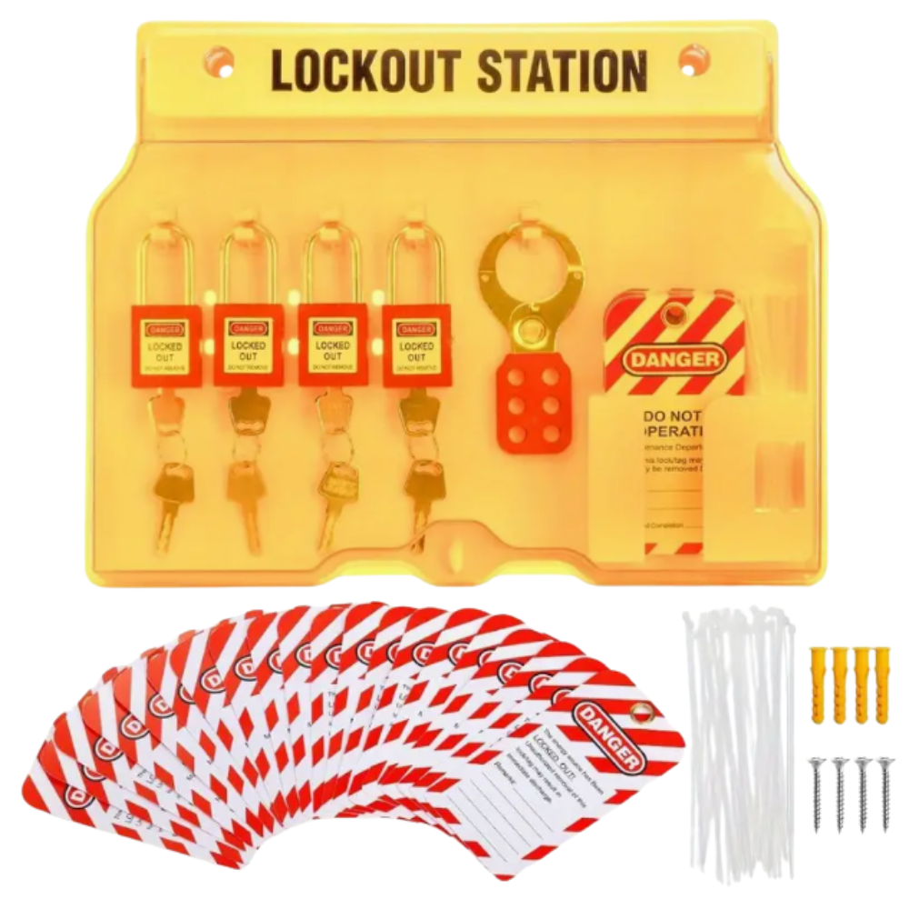 4 Lock Lockout Tagout Station - Image 1