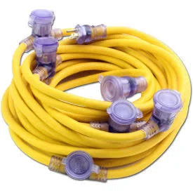 Century Pro Cap 12/3 50' Multi Outlet Extention Cord - Image 1