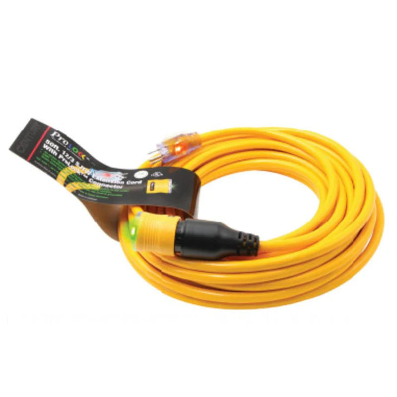 Pro Lock 12/3 SJTW 50' Lighted Extention Cord - Image 4
