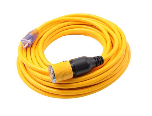 Pro Lock 12/3 SJTW 100' Lighted Extension Cord - Image 2