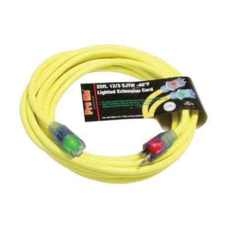 Pro Glo 12/3 SJTW 25' Lighted Extention Cord - Image 8