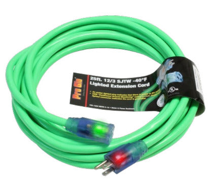 Pro Glo 12/3 SJTW 25' Lighted Extention Cord - Image 3