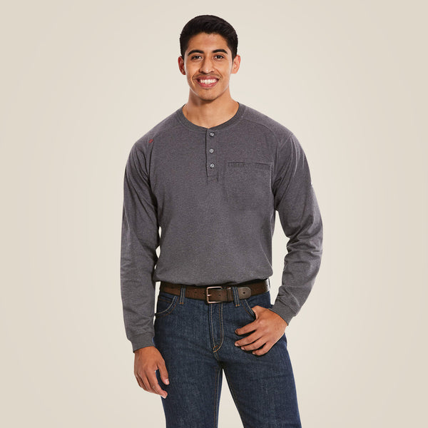 Ariat Men's FR Air Henley - Image 1