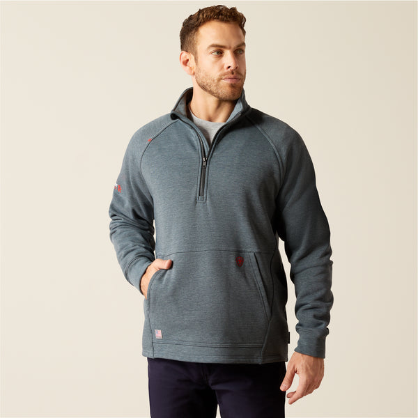 Ariat Men's FR Primo Fleece 2.0 1/4 Zip Sweater - Image 1