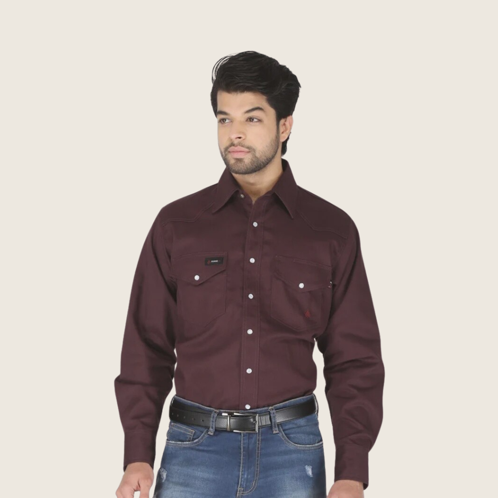 Forge Men's FR Solid Work Shirt - Image 4