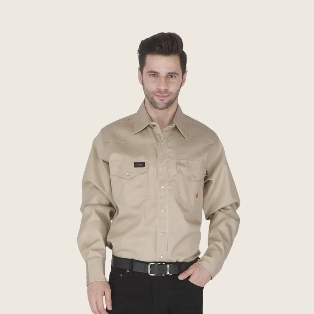 Forge Men's FR Solid Work Shirt - Image 6