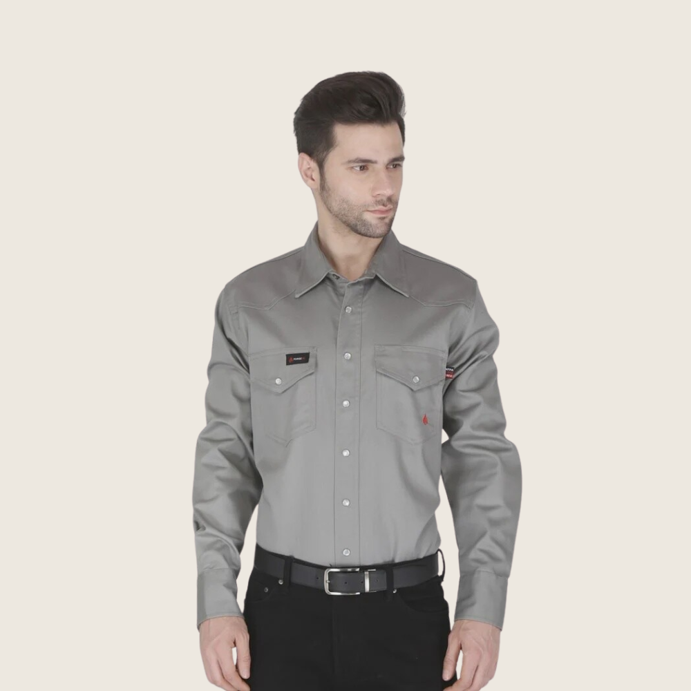 Forge Men's FR Solid Work Shirt - Image 7