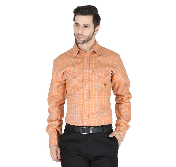 Forge Men's FR MFRPLD-228 Tacao Plaid Printed Shirt - Image 1