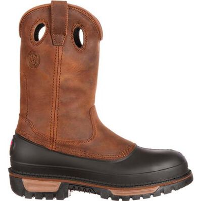 Georgia Muddog  Brown Steel Toe Waterproof Wellington Boot-DNR - Image 5