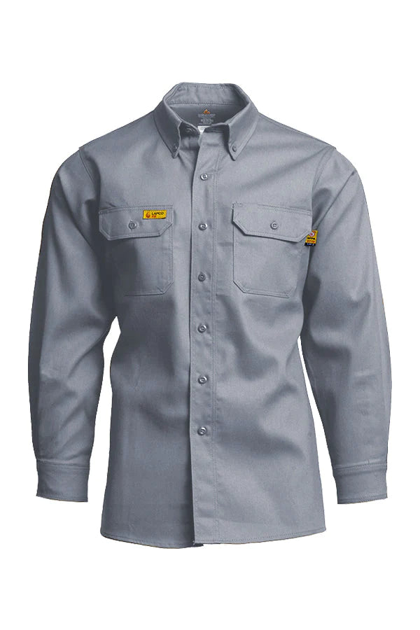 Lapco Men's FR 6oz 88/12 Blend Uniform Shirt - Image 1