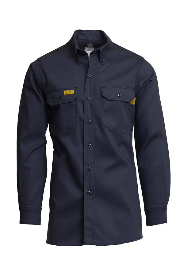 Lapco Men's FR 6oz 88/12 Blend Uniform Shirt - Image 2