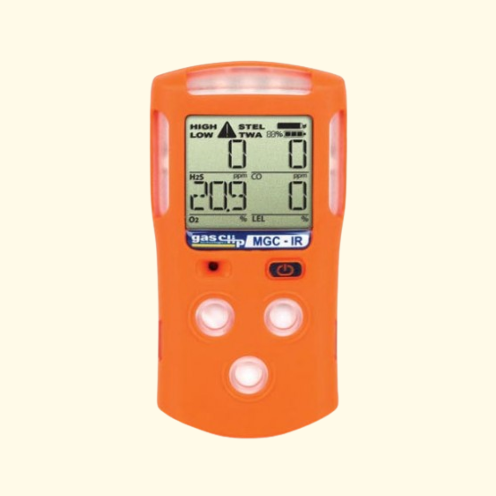 Gas Clip MGC-INFRARED MULTI GAS DETECTOR - H2S/CO/O2/LEL / 2 Year / No ...