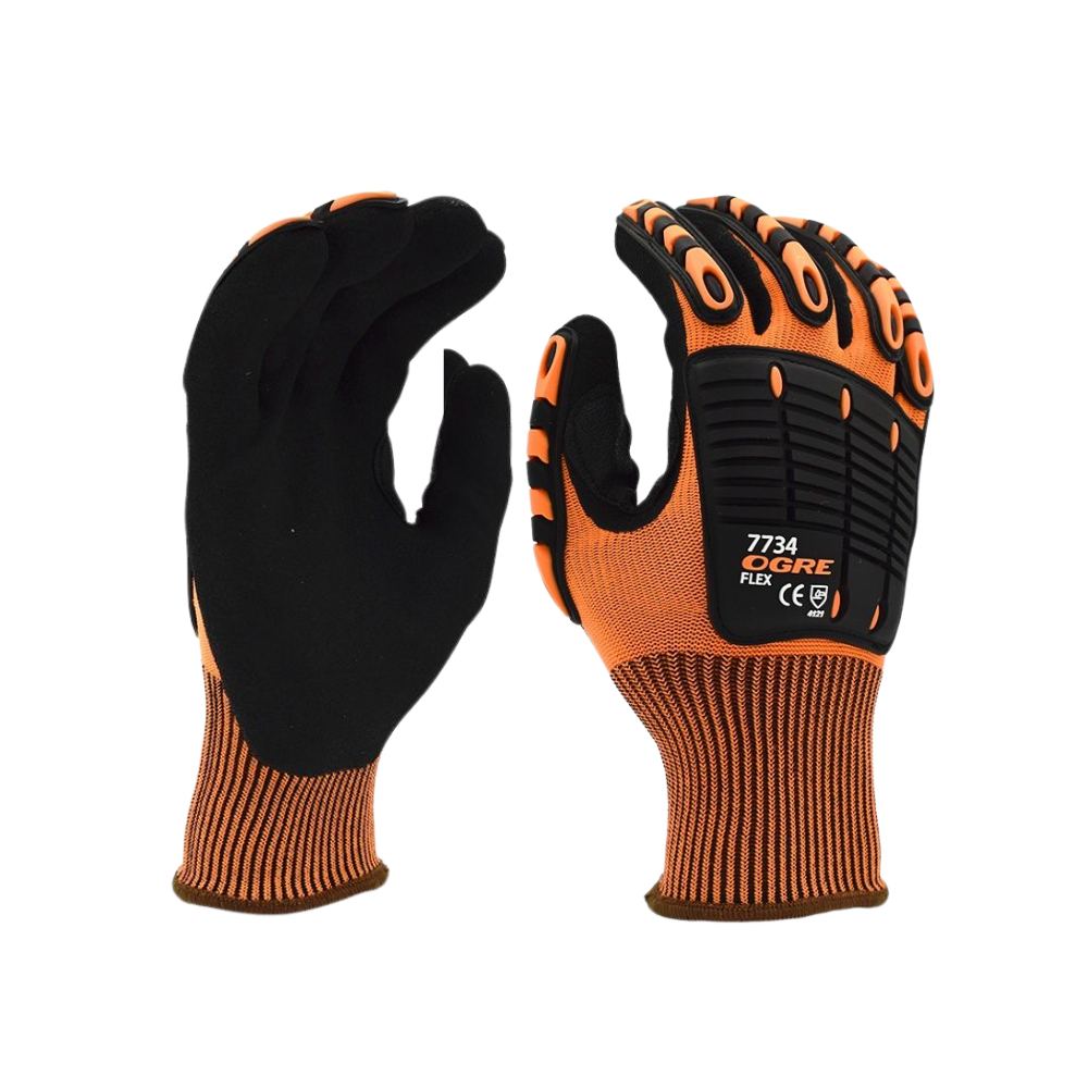 Ogre Flex 7734 Sandy Nitrile Impact Glove (Impact 1) - Image 1