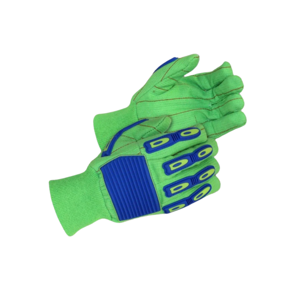 Green Cotton Impact Glove (Impact 3) - Image 1
