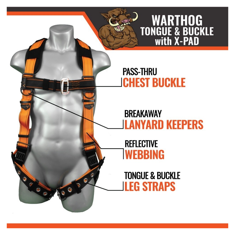 Malta Dynamics Warthog Tongue & Buckle X-Pad Harness - Image 2