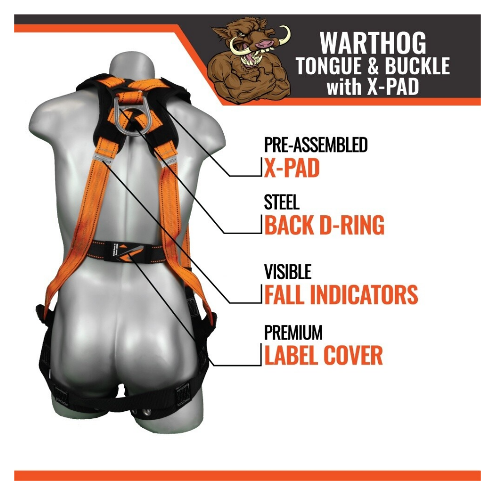 Malta Dynamics Warthog Tongue & Buckle X-Pad Harness - Image 3