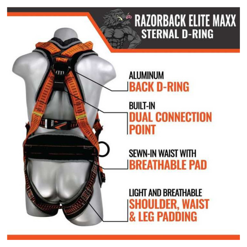 Malta Dynamics Razorback Elite Maxx Sternal D-Ring Harness - Image 4