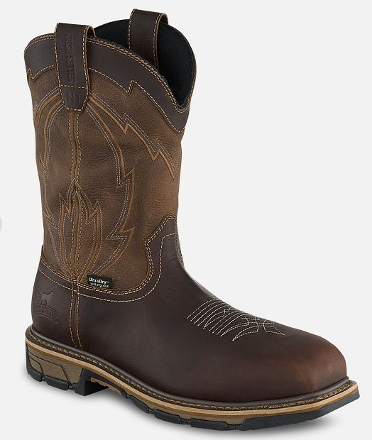 Irish Setter Marshall Men's 11-inch Waterproof Leather Safety Non-Metallic Toe Pull-On Boot - Image 1