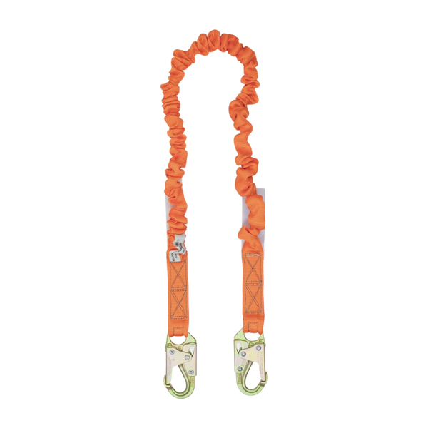 Malta Dynamics 4.5'-6' Single Leg Stretch Internal Shock Absorbing Lanyard - Image 1