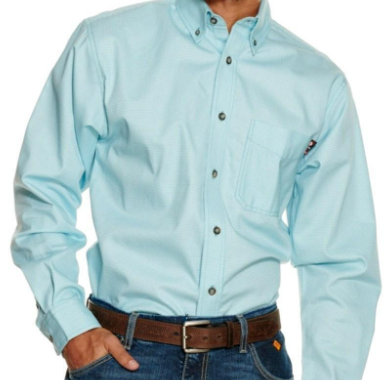 Forge Men's FR MFRPLD-209 Light Blue Plaid Shirt - Image 1