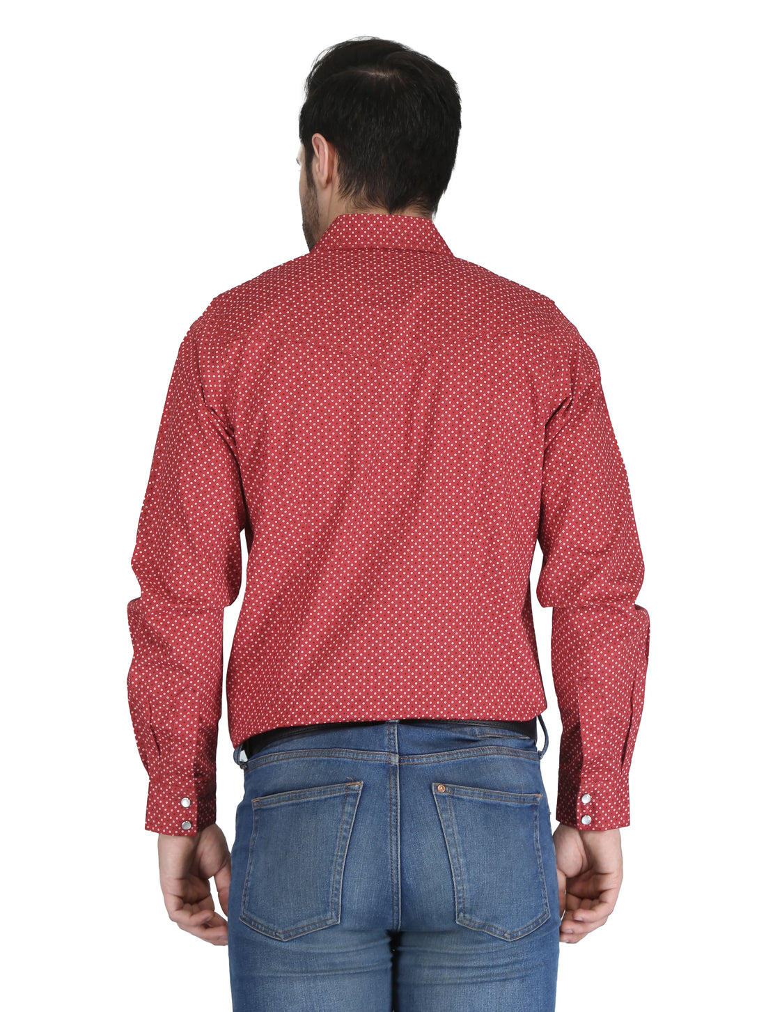 Forge Men's FR MFRPLD-221 Red Printed Shirt - Image 2