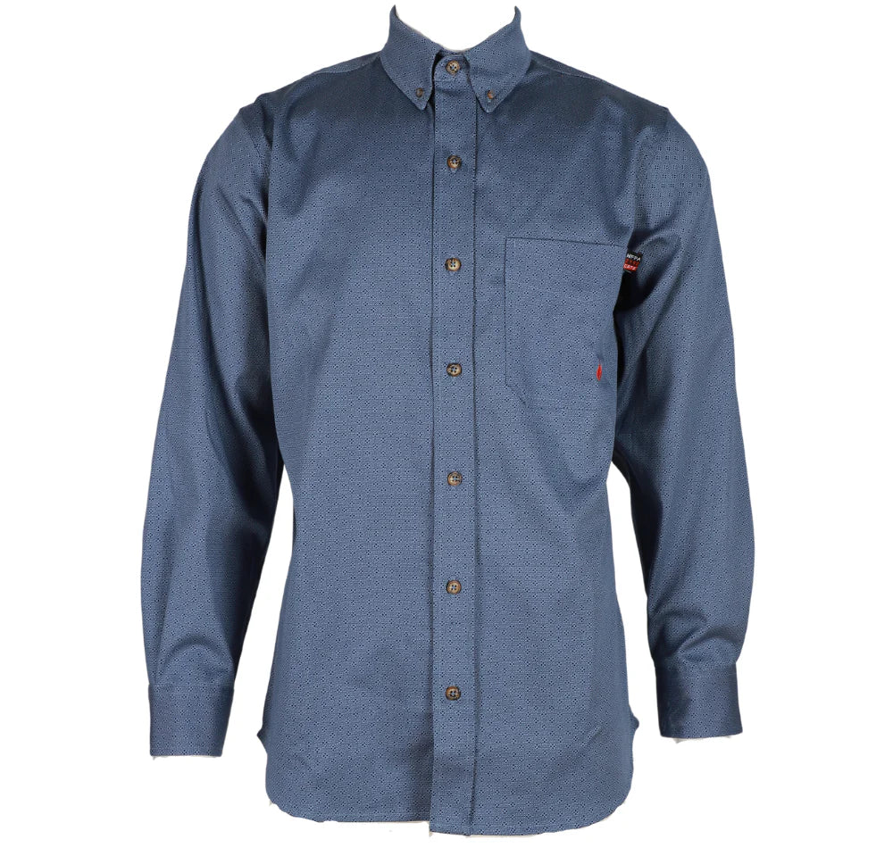 Forge Men's FR Stretch Print Button Shirt - Image 7