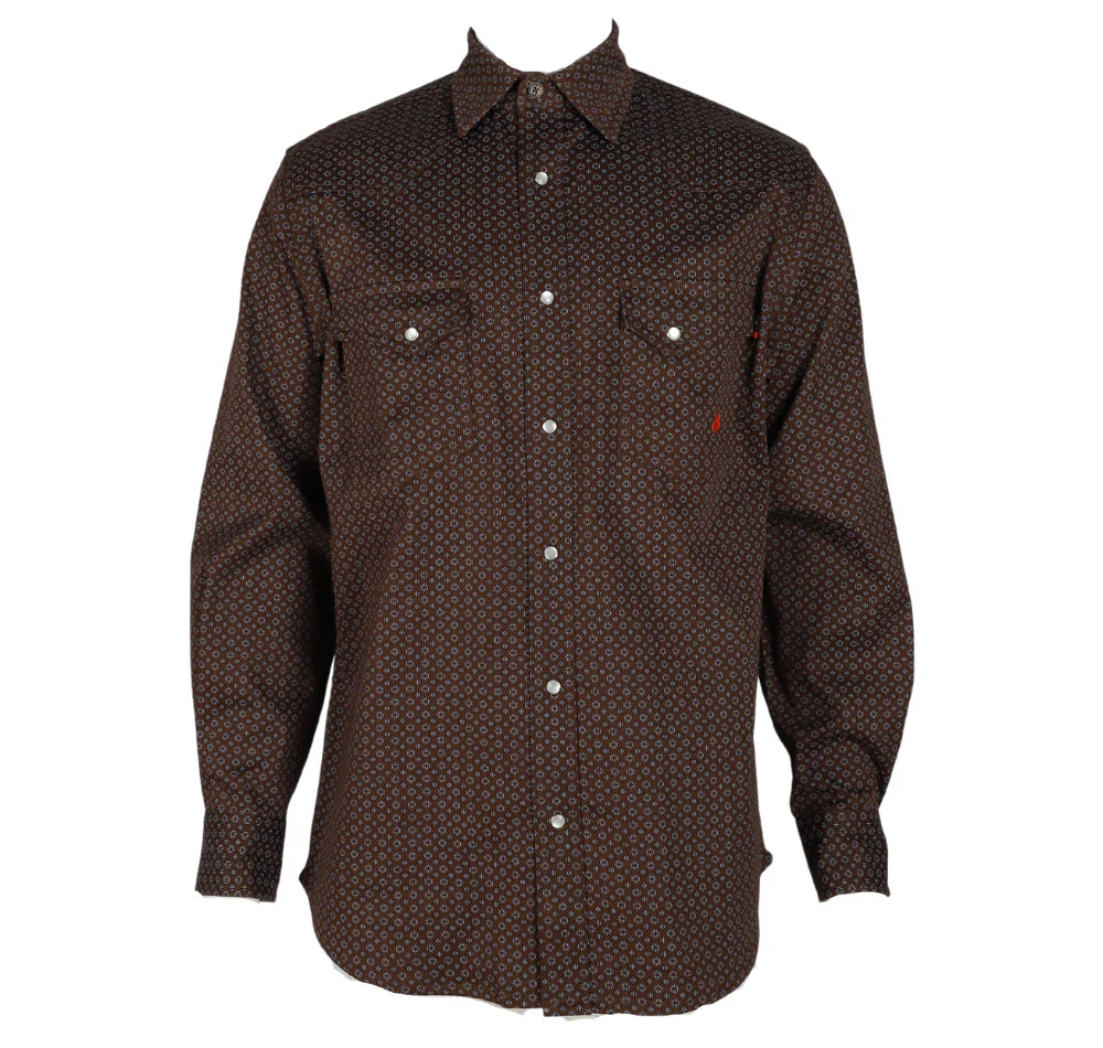 Forge Men's FR Stretch Print Snap Shirt - Image 5