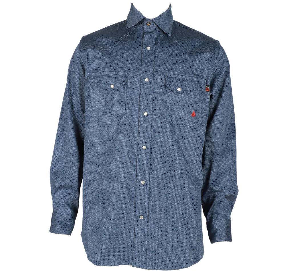 Forge Men's FR Stretch Print Snap Shirt - Image 1