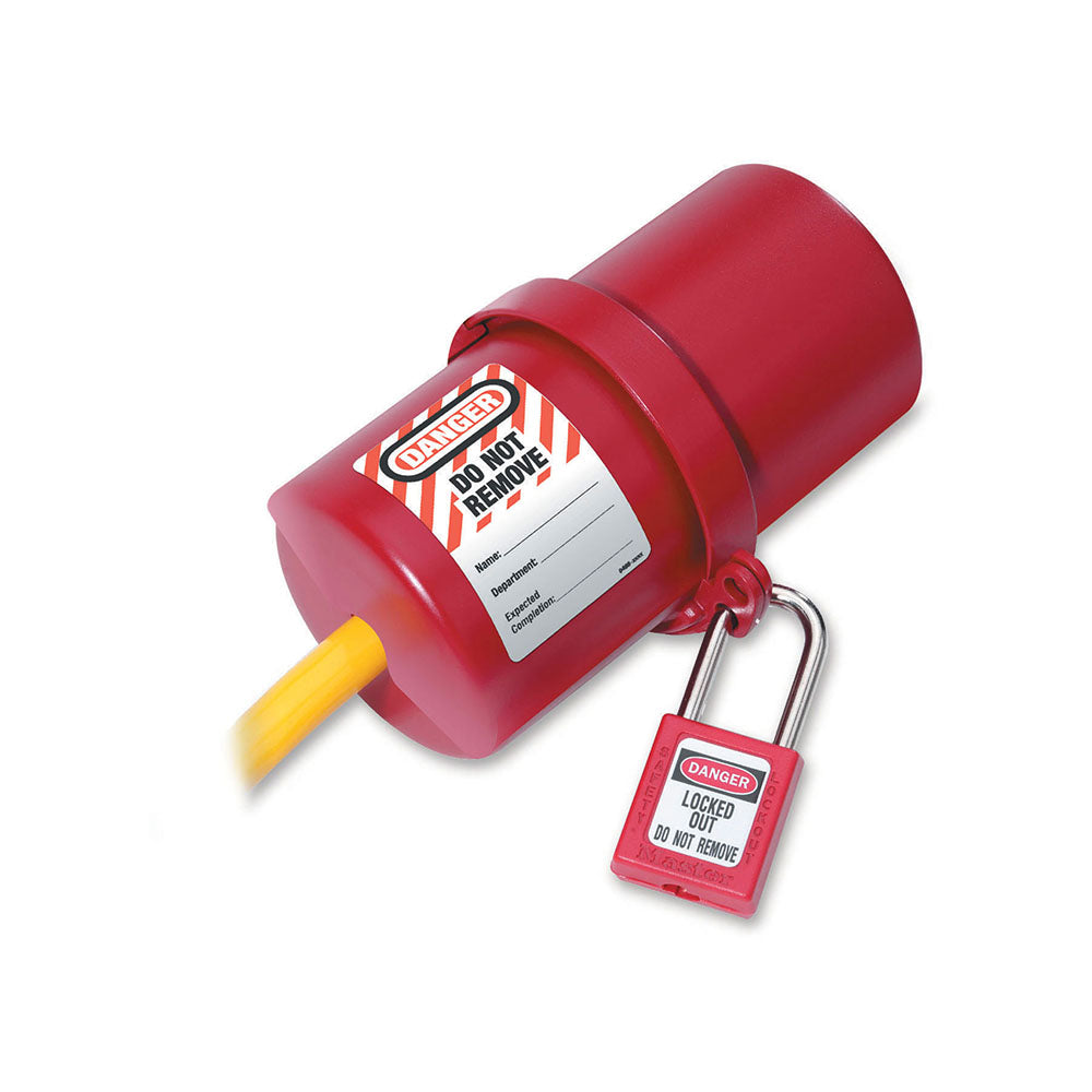 Master Lock 488 Rotating Large Electrical Plug Lockout - Image 1