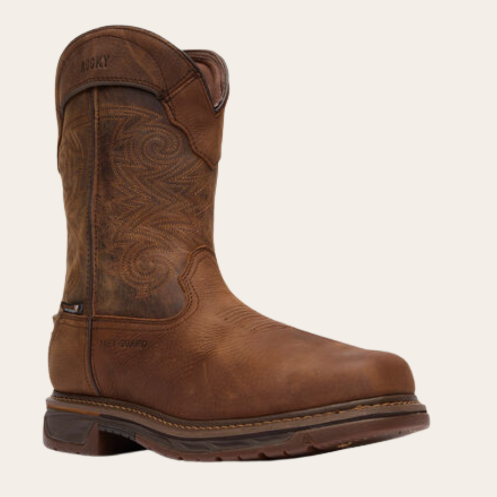 Rocky Square Toe Western Boot With TPU Heel Counter and MetGuard RKW0288 - Image 7