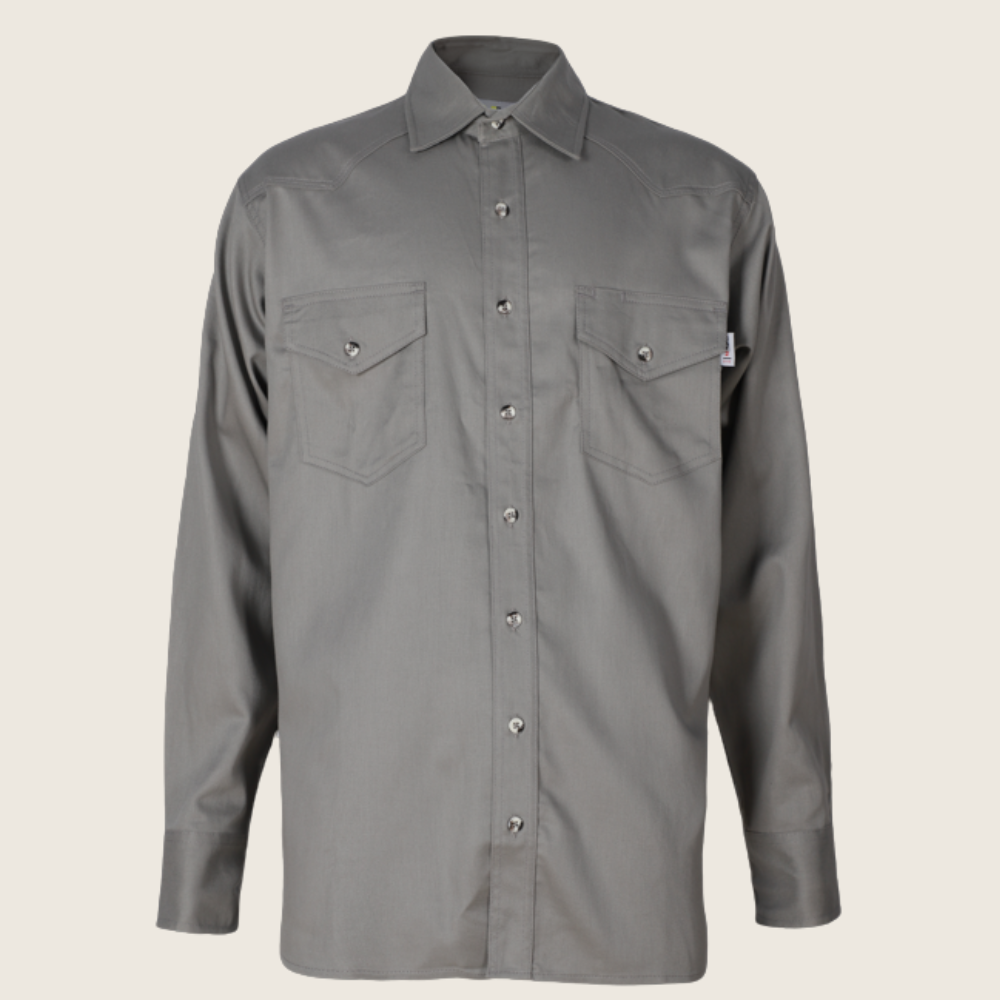 NKE Grey Long Sleeve Shirt with Breathable Mesh Design - Image 1