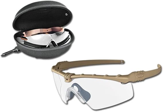Oakley Standard Issue (SI) Ballistic M Frame 3.0 Strike / Desert Frame / Grey Lens - Image 1