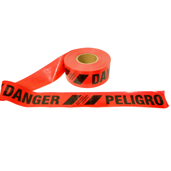 Reinforced Barricade Tape, Danger/Peligro - Image 1