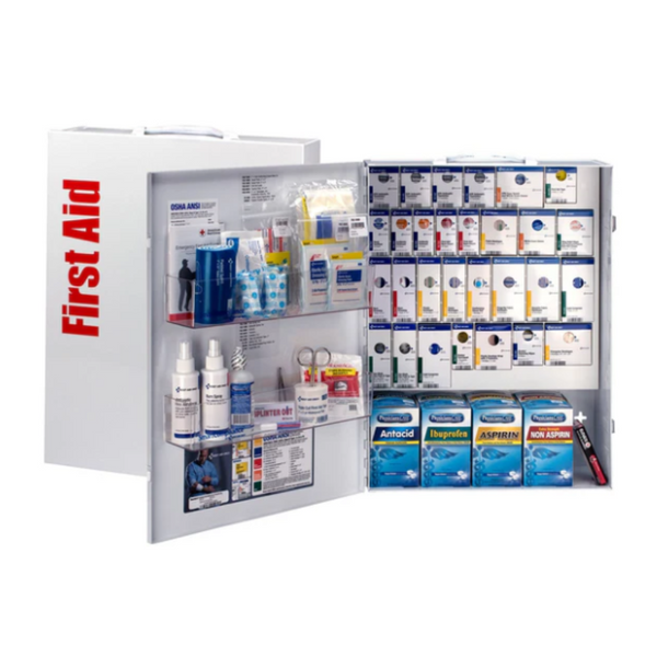 First Aid Only XL Metal SmartCompliance First Aid Cabinet with Medication - Image 1
