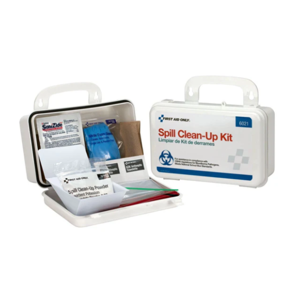 First Aid Only  Blood borne Pathogen Spill Clean-Up Kit in Weatherproof Plastic Case - Image 1