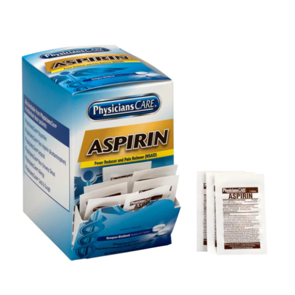 PhysiciansCare Aspirin Tablets, 100 Count, 325mg - Image 1
