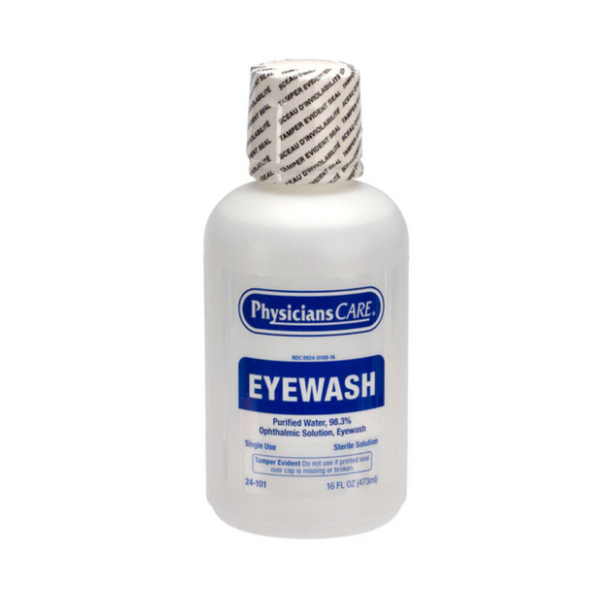 Physicians Care Eyewash Bottle, Screw Cap, 16 oz - Image 1