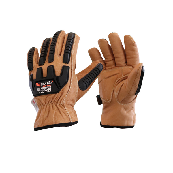SG-6141 Oilbloc Goat Leather Cut A8 Impact Driver Glove (Cut 8, Impact 2, Puncture 5) - Image 1