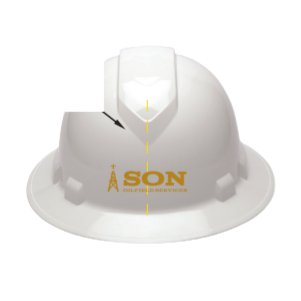 Son Oilfield Logo Hard Hat 1 Color 12 quantity - Image 1