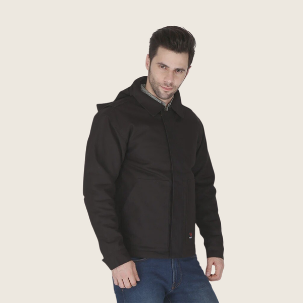 Forge Men's FR Insulated Duck Hooded Jacket