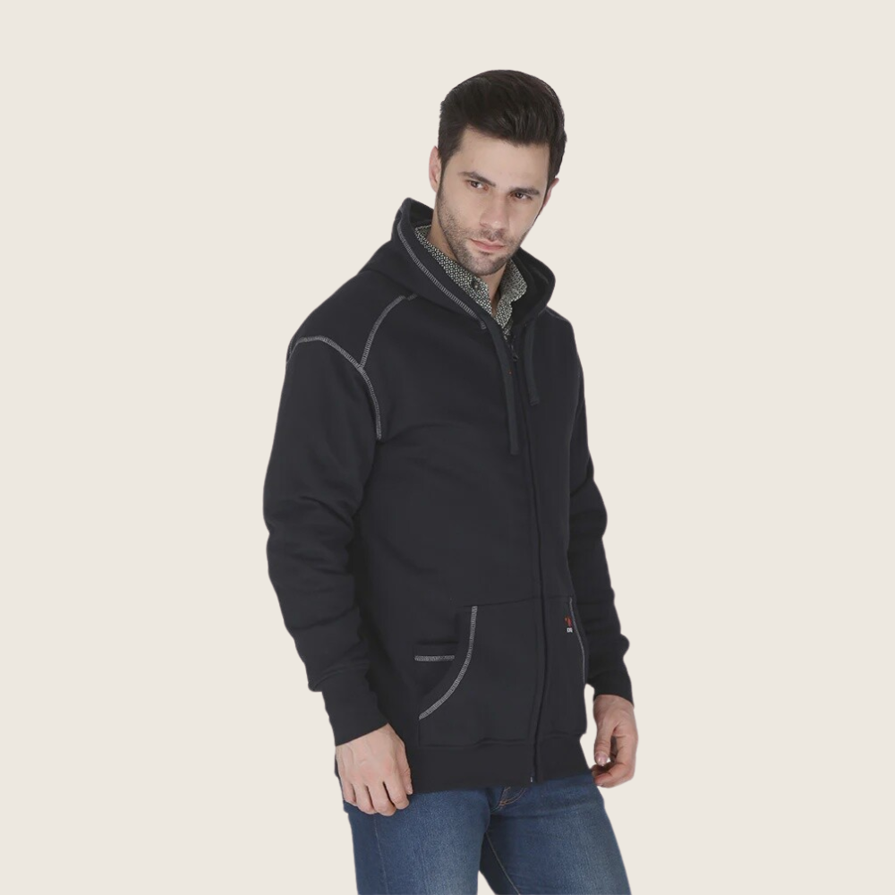Forge Men's FR Contrast Stich Zip Hoodie - Image 1