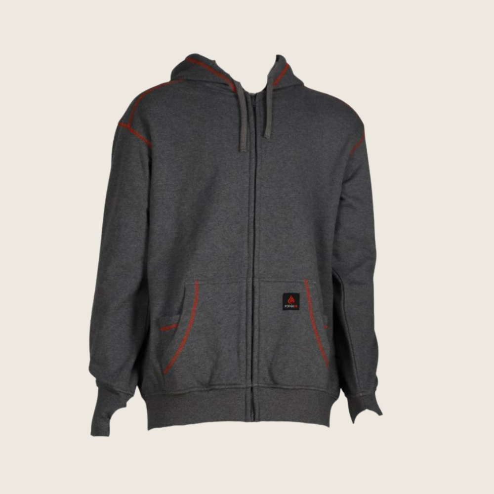 Forge Men's FR Contrast Stich Zip Hoodie - Image 2