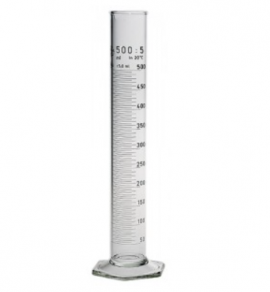 Graduated Cylinder / Hydrometer / Plastic / 500mL - Image 1