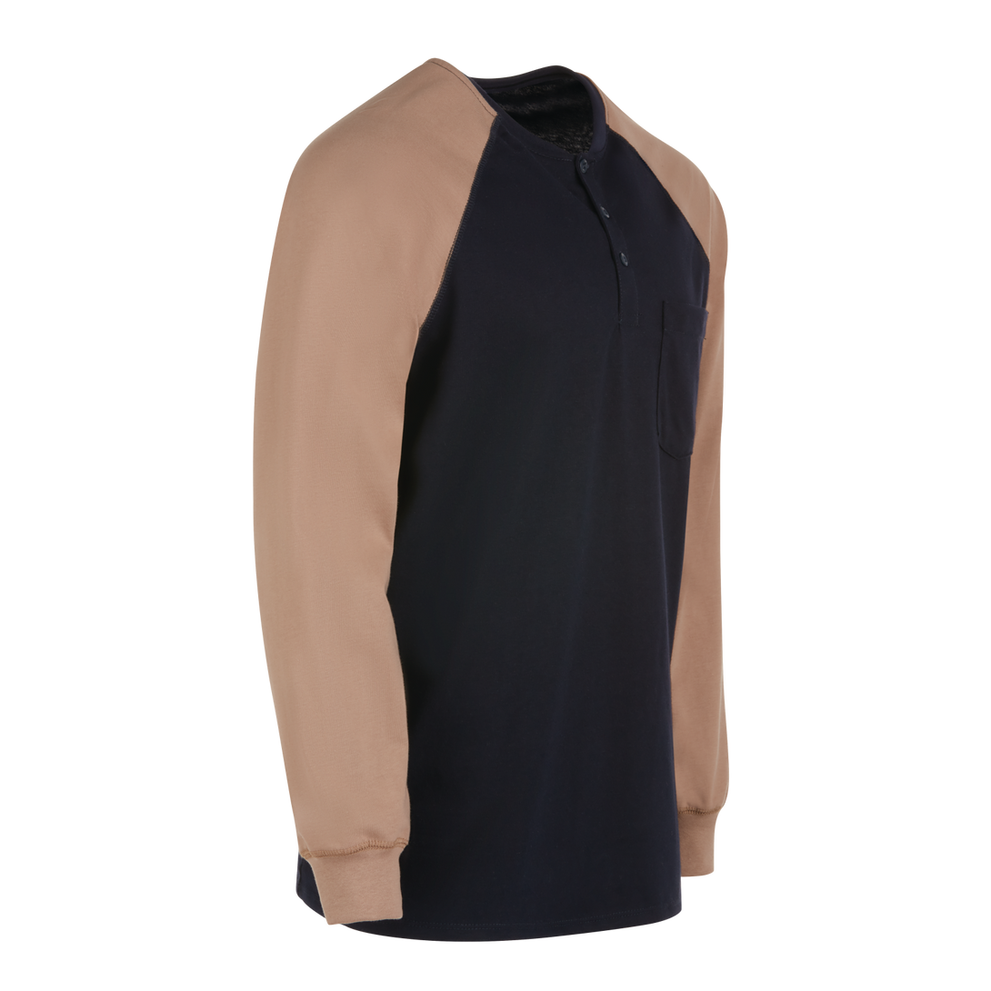 Bulwark Men's FR Lightweight Colorblock Henley - Image 3