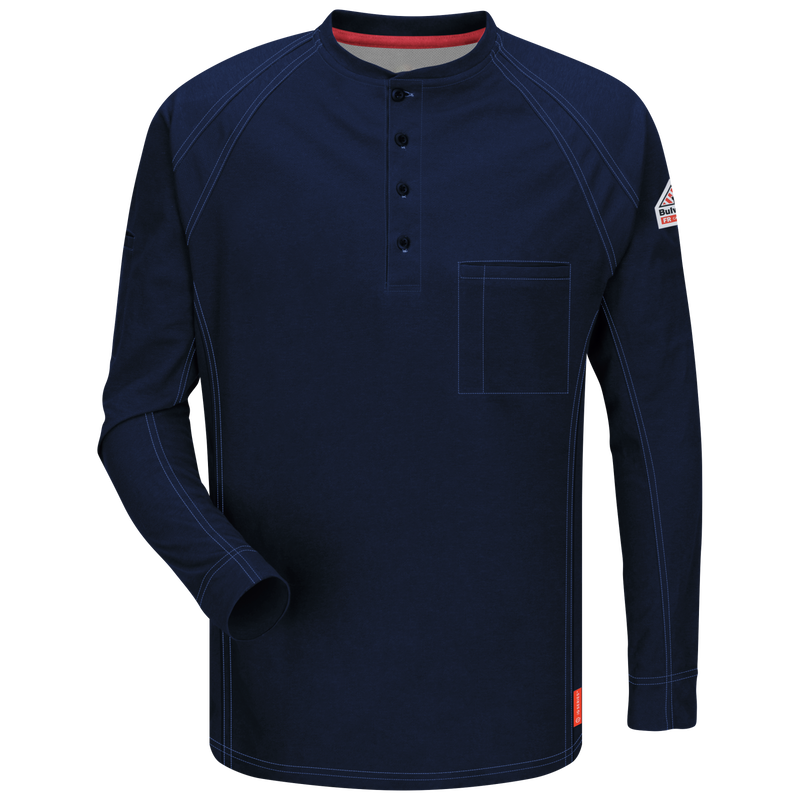 Bulwark Men's FR IQ Henley Shirt - Image 1