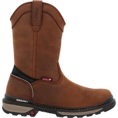 Rocky Rams Horn Crazy Horse Waterproof Composite Toe Work Boot-DC - Image 3